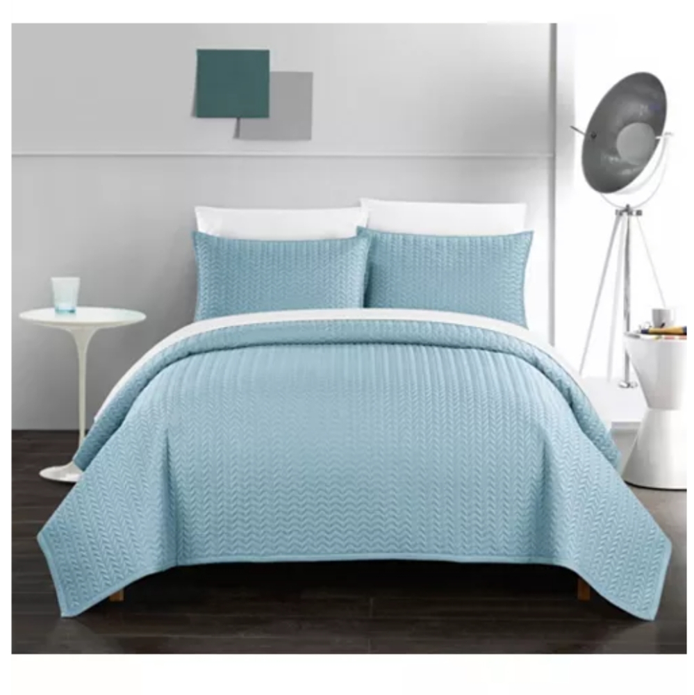 Chic HomeWeaverland 3 Piece Queen Quilt Set